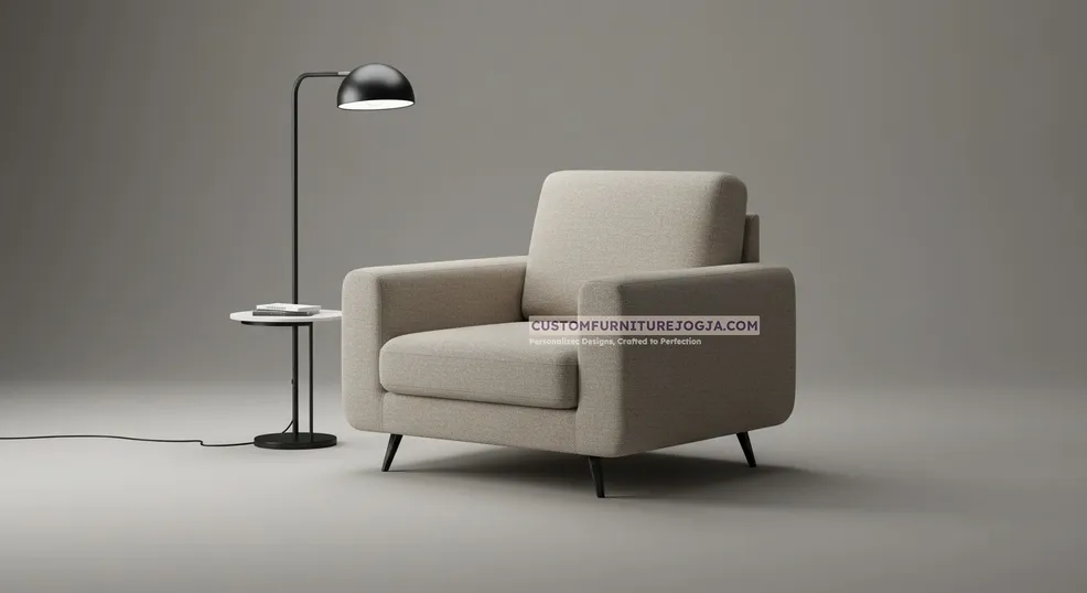 Jasa Pembuatan Single Sofa Jogja